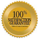 100 per cent satisfaction guaranteed