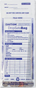 Clear Drop Safe Style Money Handling Bag