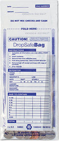 Opaque Security Deposit Bag With Unique Serial Numbers 53848