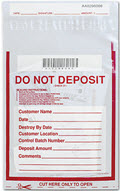 Do Not Deposit Money Handling Bag